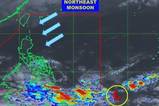 Rainy Valentine's Day ahead due to low pressure area: PAGASA 