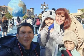 LOOK: Jolina Magdangal, family visit Japan