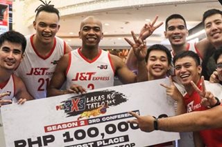 PBA 3x3: J&T Express seizes Leg 6 crown
