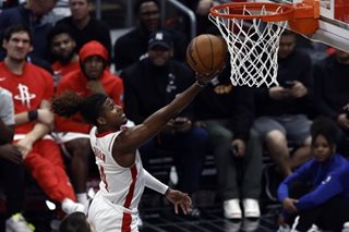 NBA: Celtics shocked by Rockets, Miami down Utah