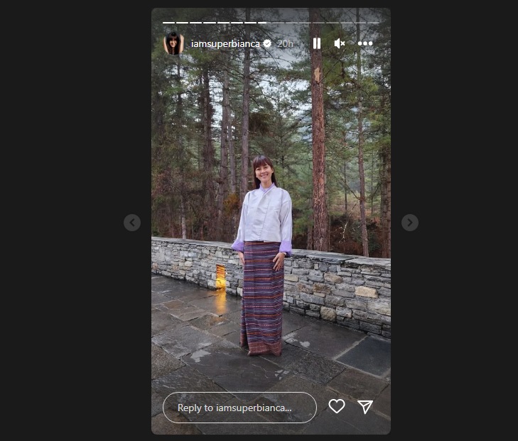 Screen grab from Bianca Gonzalez's Instagram