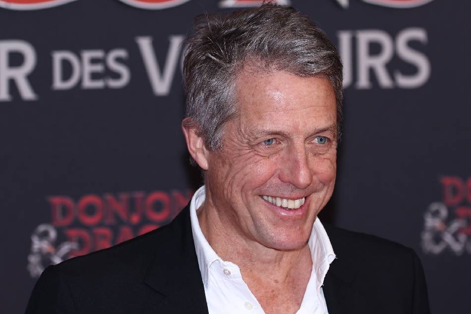 British actor Hugh Grant attends the premiere of 'Dungeons & Dragons' at the Grand Rex movie theatre in Paris, France, 22 March 2023. Dungeons & Dragons: Honor Among Thieves will be released on French screens on 12 April 2023. EPA-EFE/Mohammed Badra