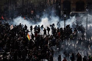French uprising on eve of constitutional decision