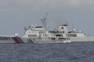 Mga barko ng Pilipinas, China muntik magkabanggaan sa Ayungin Shoal