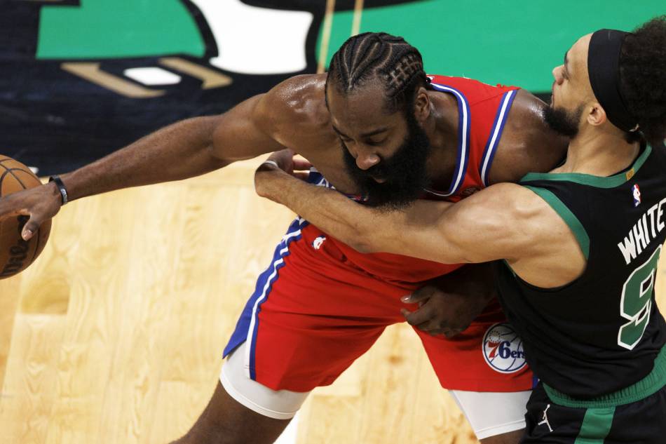 NBA: Ice-cool Harden scores 45 as Sixers stun Celtics