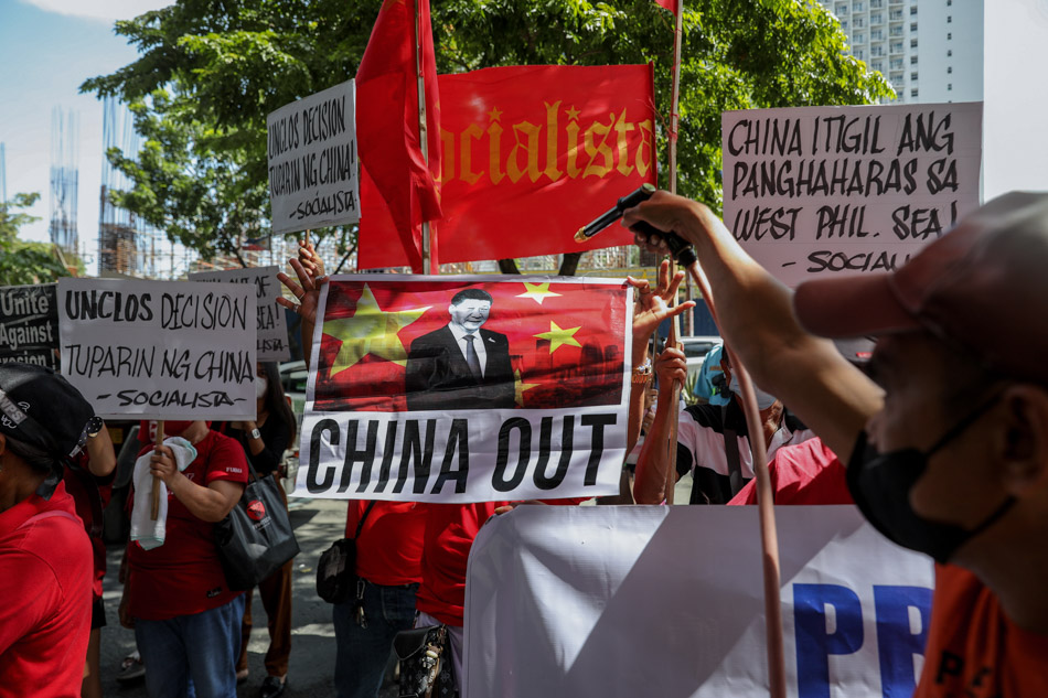 Protest Against China Action On Ayungin Shoal Abs Cbn News 9148