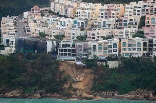 Posh Hong Kong village on the brink of collapse 