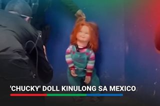 'Chucky' doll kinulong sa Mexico