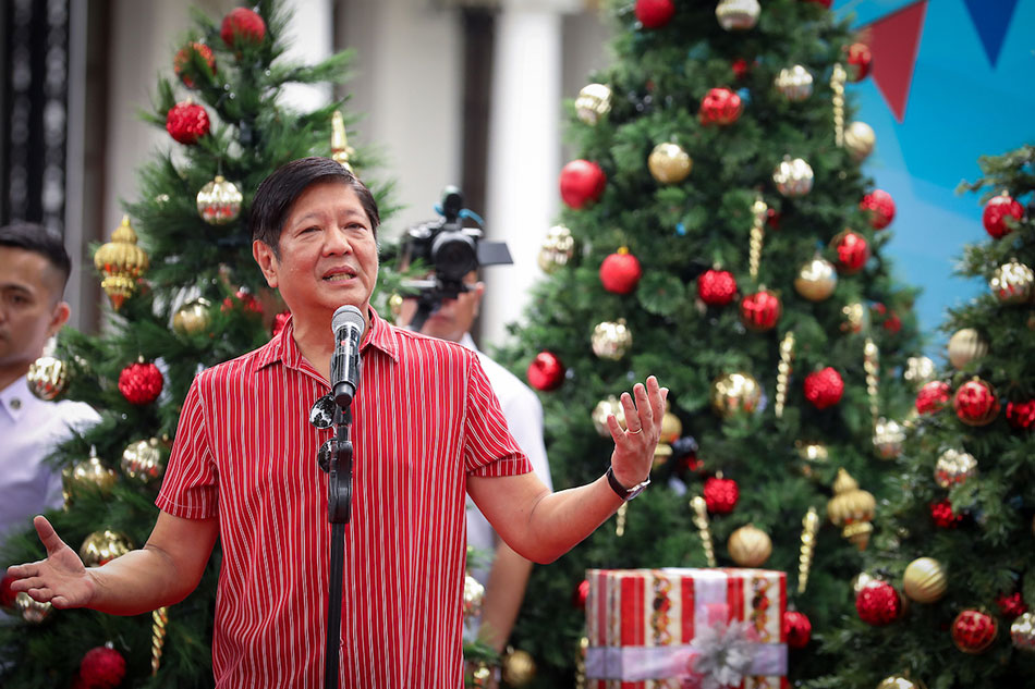 President Ferdinand R. Marcos Jr. and First Lady Liza Araneta-Marcos lead the Christmas gift-giving tradition for children, dubbed 