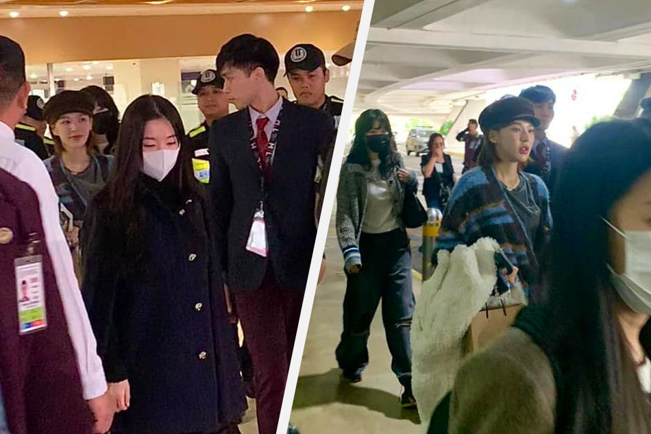 Red Velvet members Irene, Seulgi, and Wendy arrive in Manila ahead of their New Year