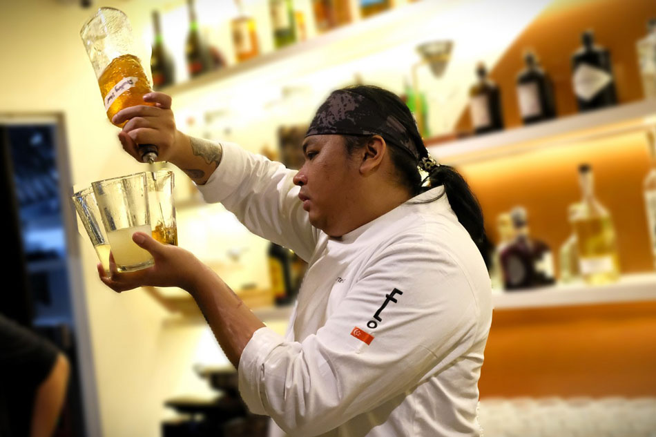 William Camcam, senior bartender of Employees Only Singapore