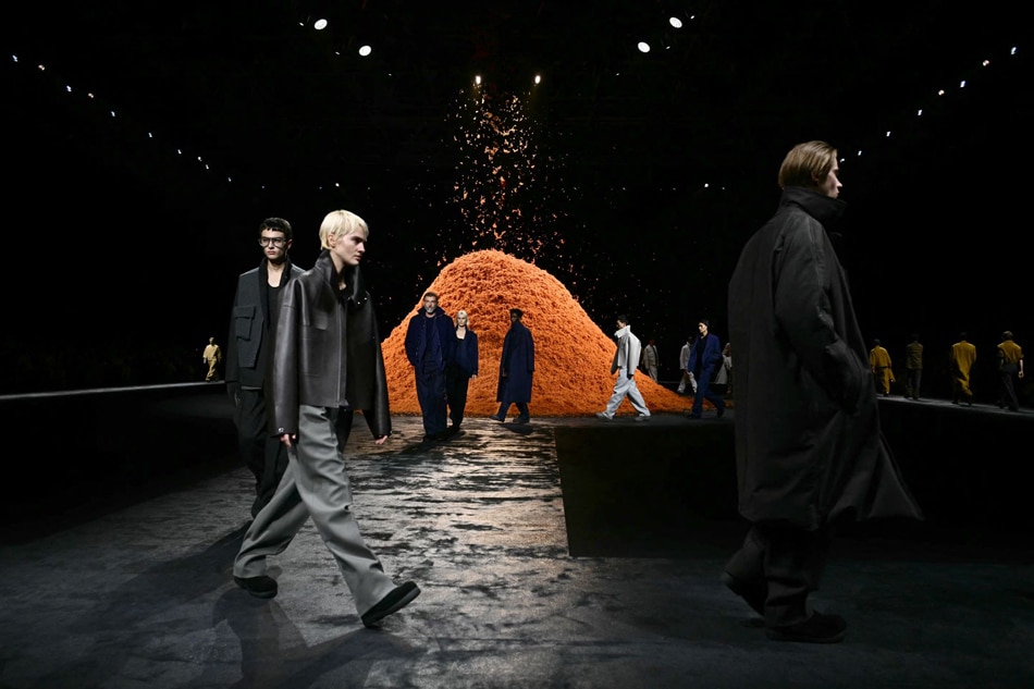  Models walk the runway at the Zegna collection show during the Milan Fashion Week Menswear Autumn/Winter 2024/2025 in Milan. Gabriel Bouys, AFP