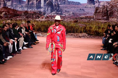Pharrell Williams brings Old West style to Paris