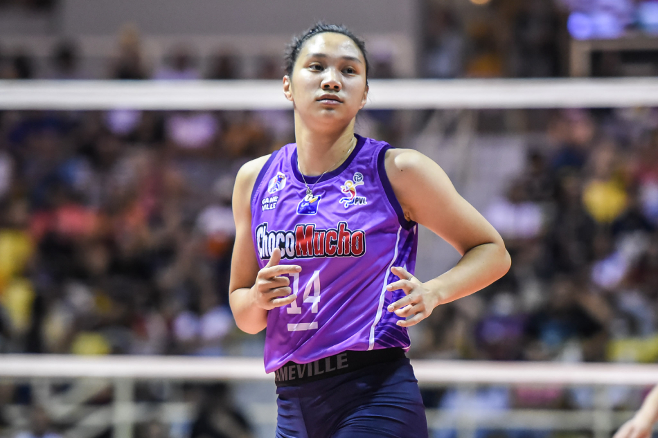 Former Choco Mucho middle blocker Bea de Leon. PVL Media.