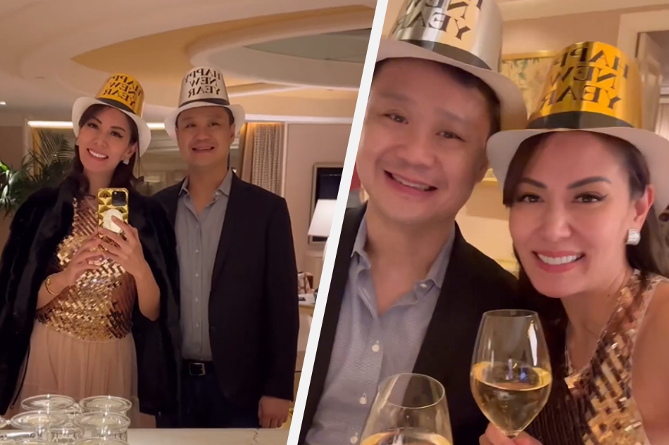 Bianca Manalo and Senator Sherwin Gatchalian in Las Vegas. Instagram/@biancamanalo