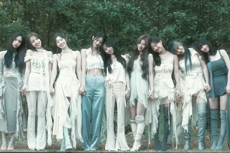 Still from the teaser video of K-pop group TWICE