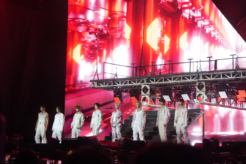 NCT 127 during the Philippine stop of its 
