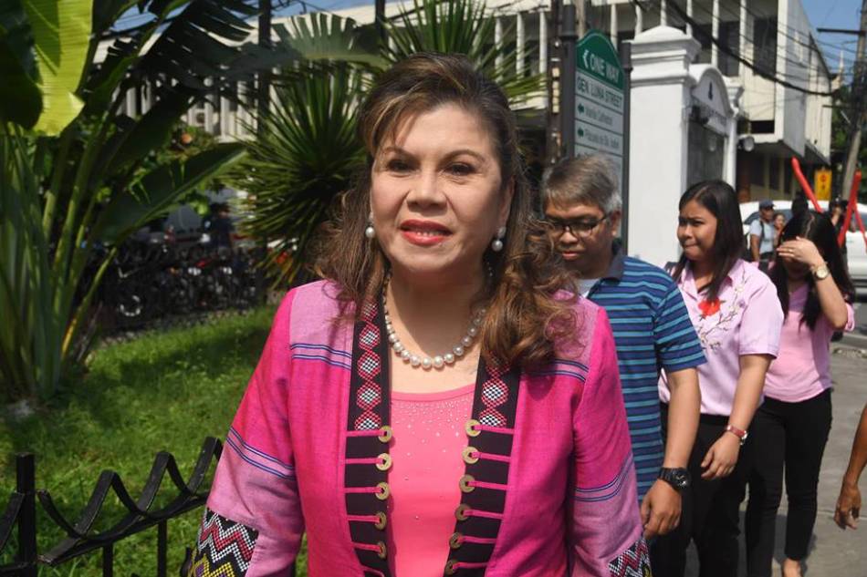 Manay Gina de Venecia in 2018. Patrick Quintos, ABS-CBN News/File