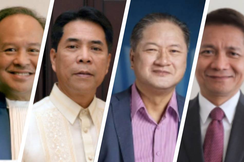 Apat na Pilipino ang itinalaga bilang miyembro ng Permanent Court of Arbitration, sina (LR) Dr. Raul Pangalangan, Prof. Sedfrey Candelaria, Dr. Antonio Gabriel La Viña at Philippine Ambassador Eduardo Malaya.  Screenshot mula sa website ng DFA 