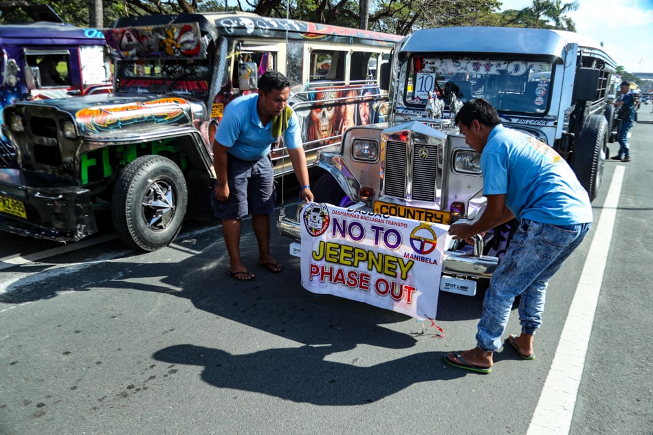 Jeepney drivers, operators vow to hold more transport protests | ABS ...