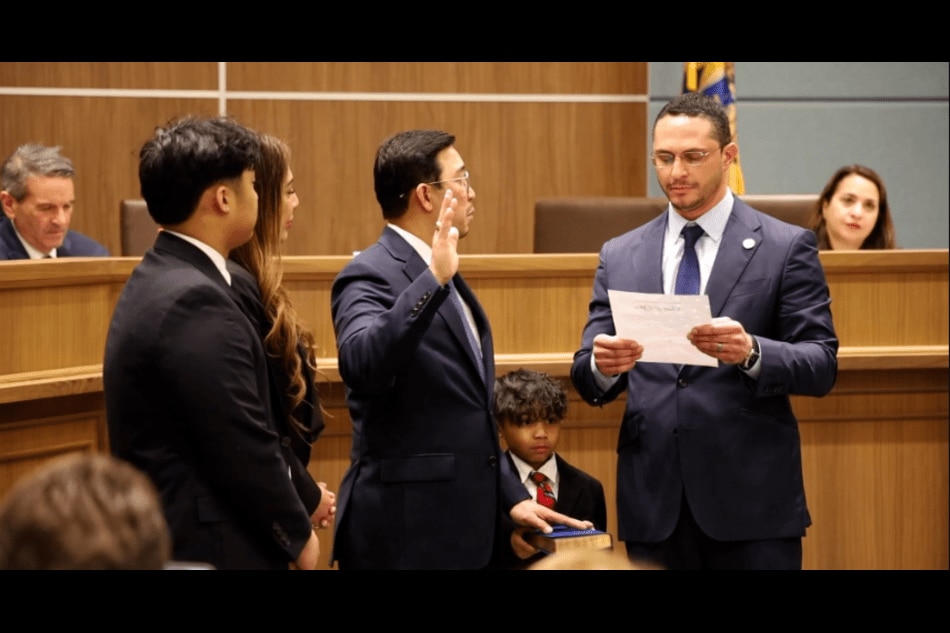 Fil Am Sworn In For 2nd Term As NJ Town Mayor ABS CBN News   Bergenfield 