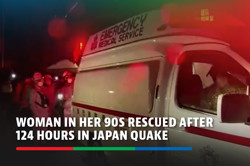 Woman In Her 90s Rescued After 124 Hours In Japan Quake | ABS-CBN News