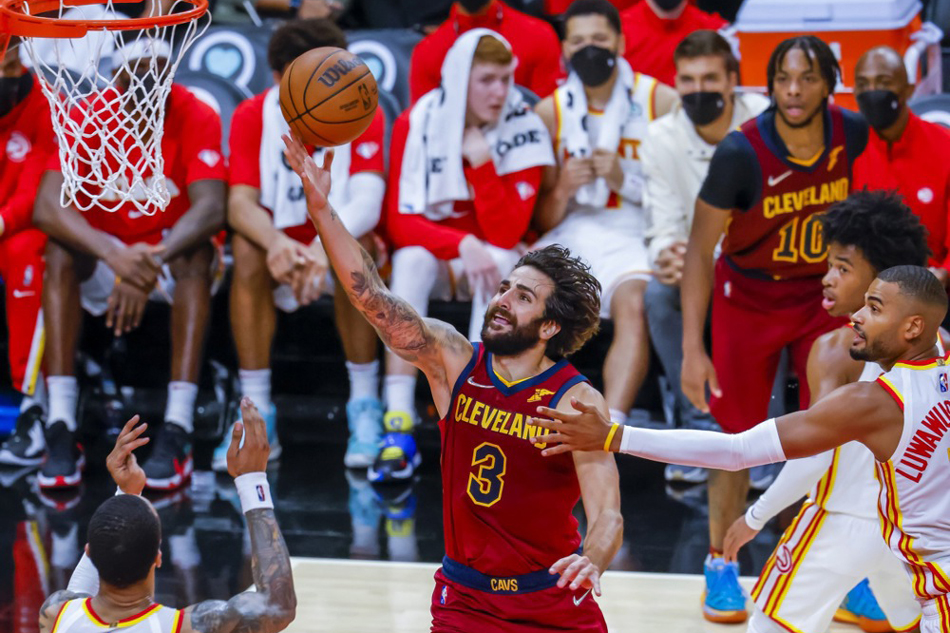  Cleveland Cavaliers guard Ricky Rubio (C) of Spain in action against Atlanta Hawks in this October 6, 2021 file photo. Erik S. Lesser, EPA-EFE