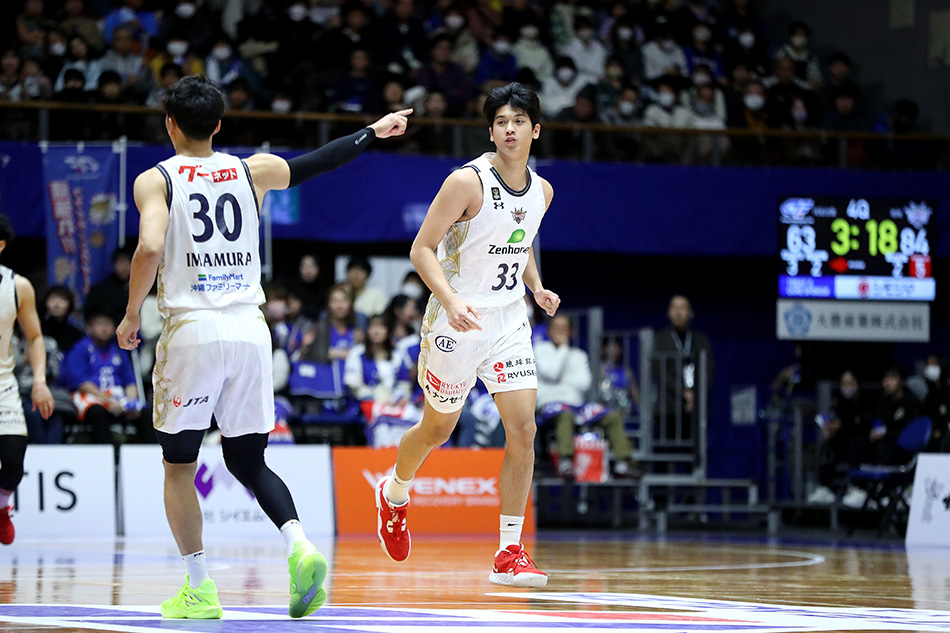 Carl Tamayo of the Ryukyu Golden Kings. (c) B.LEAGUE