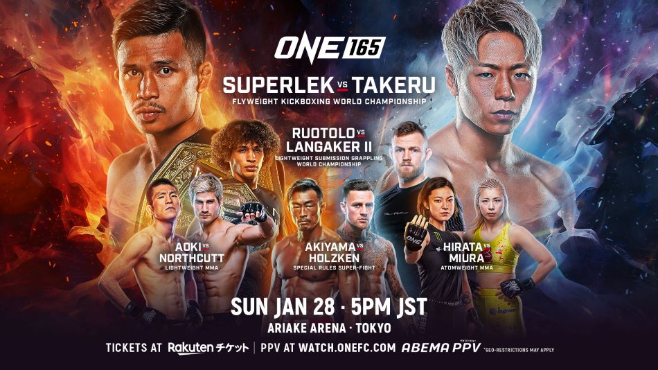  The ONE 165 fight card. Handout/ONE Championship.