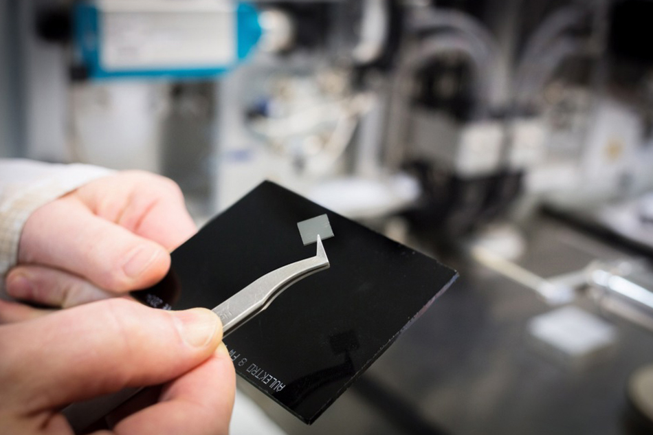 Doctor Wlodzimierz Strupinski, inventor of a new epitaxy based method to produce graphene, shows graphene sample at his laboratory at the Institute of Electronic Materials technology (ITME), in Warsaw, Poland, Dec. 20, 2013. Polish scientists from the ITME developed and patented technology to produce low-cost graphene and receiving the material of the highest quality. Poland started on Dec. 18, 2013 to manufacture graphene-based products, which is a super-strong and flexible material with the potential to be used in next-generation semiconductors and displays. Leszek Szymanski, EPA/File 