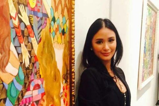 Heart Evangelista — and her fabulous paintings — in Singapore