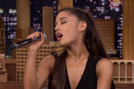 Watch Ariana Grande Does Impressions Of Britney Christina Celine Abs Cbn News 9193