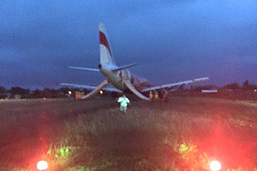 LOOK: AirAsia Plane Overshoots Kalibo Runway | ABS-CBN News