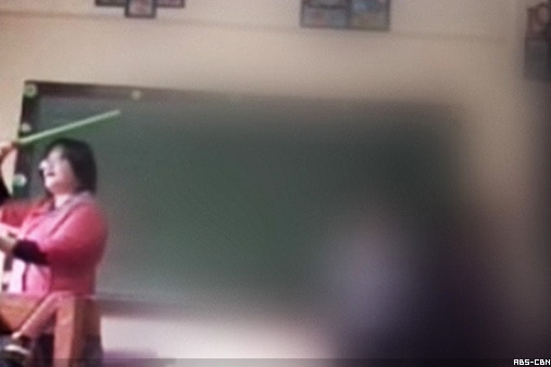 Teacher Who Struck Students With Broom Suspended AB