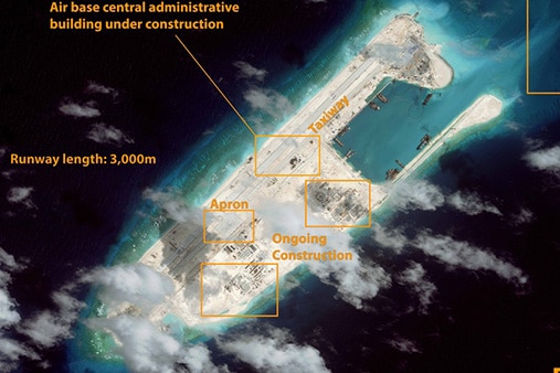 LOOK: Chinese airstrip on Kagitingan Reef nearly finished | ABS-CBN News