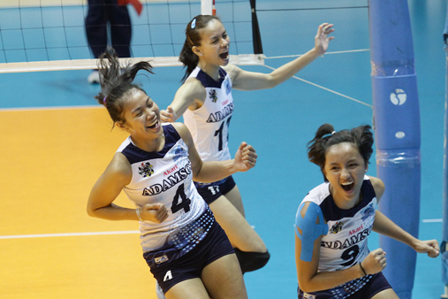 Adamson Downs Feu For 2nd Win In Uaap Volleyball Abs Cbn News