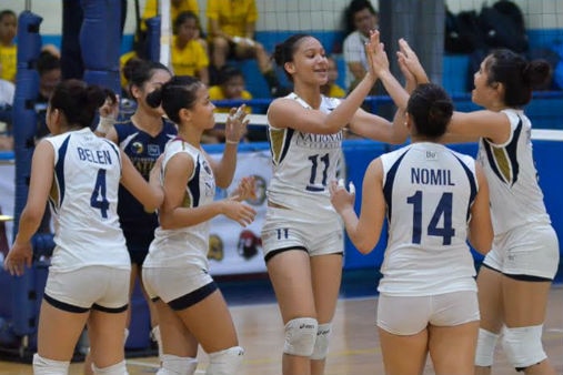 Nu Ust Clinch Final Four Advantage In Uaap Girls Volleyball Abs Cbn News 