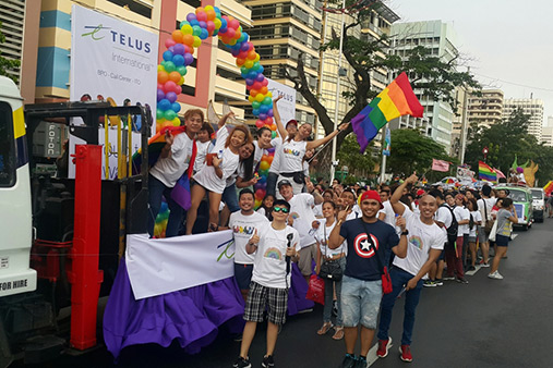 TELUS International PH Celebrates Diversity In Pride March | ABS-CBN News