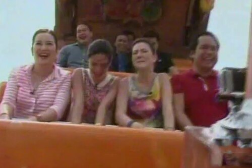 Kris Enjoys Sky Ranch Rides Abs Cbn News