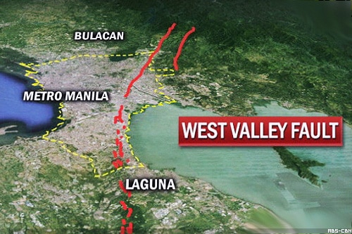 west valley fault line map