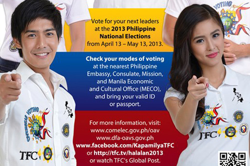 Kapamilya Stars Urge Pinoys Abroad To Vote Abs Cbn News