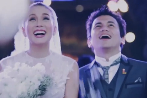 Sponge Cola Music Video Features Karylle Yael Wedding