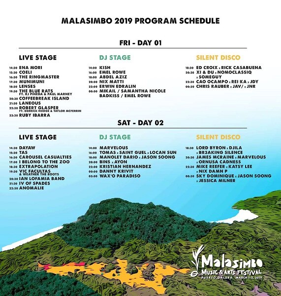 Malasimbo Music and Arts 2019: Full Lineup and Schedule 5