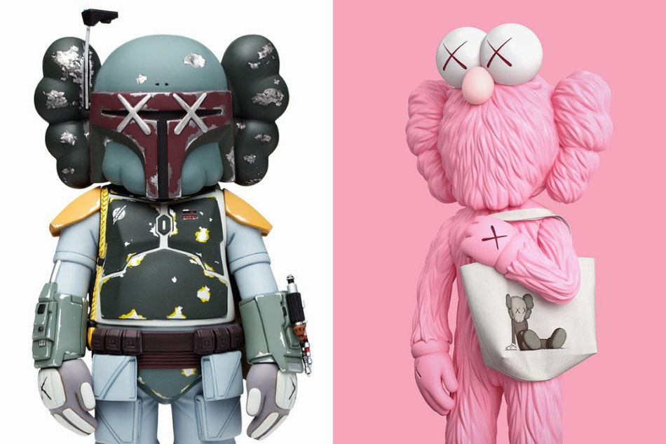 kaws toys pink