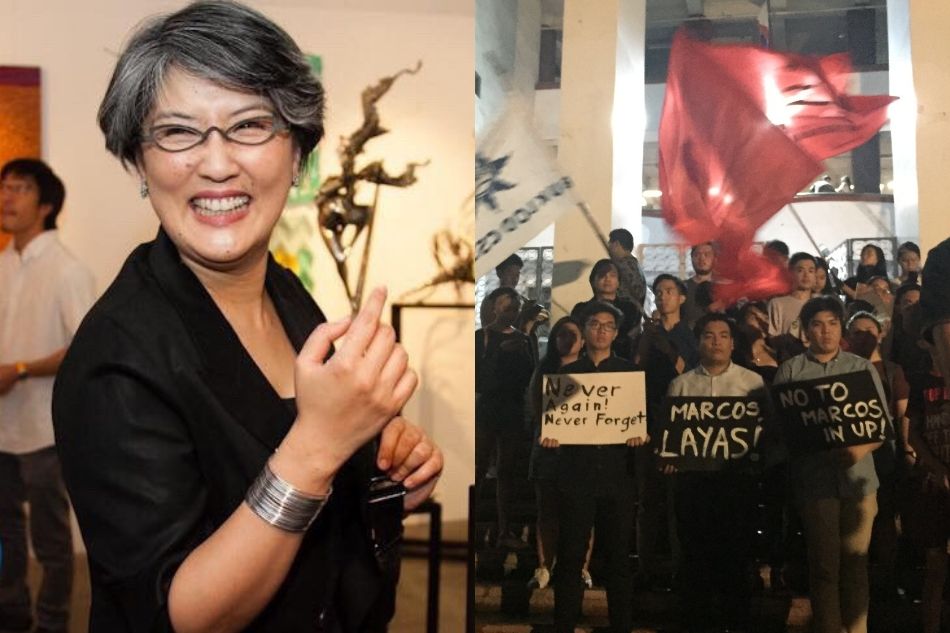 Disruption at the playhouse: Irene Marcos’s presence at U.P. play sparks flash protest 2
