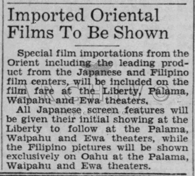 How the early Pinoy films found a second home in Hawaii and ignited an industry 12