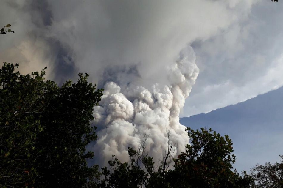Ash fall and earthquake accompany Taal Volcano eruption 3