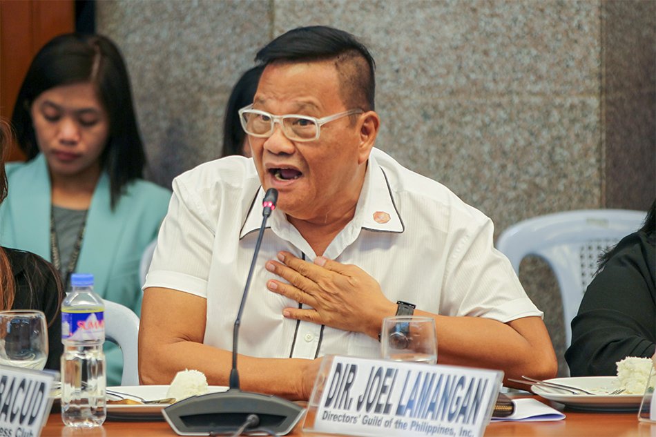 Joel Lamangan’s message at today’s senate hearing is a moving statement on freedom of speech 2