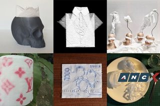This wacky Pinoy online gallery makes fun of toilet paper hoarders with toilet paper art