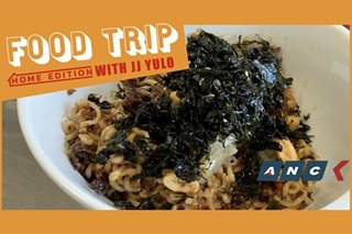 The secret to this instant noodle upgrade is in the peanut sauce | FoodTrip Home Edition w/ JJ Yulo